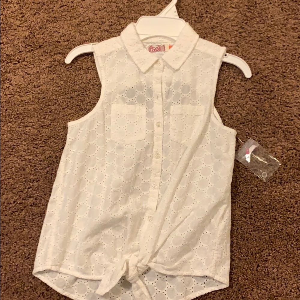 Kids medium fancy tank top